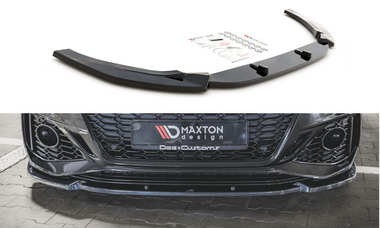 Maxton Design GLOSS BLACK Maxton Design Front Splitter V.2 Audi RS5 F5 Facelift AU-RS5-2F-FD2G