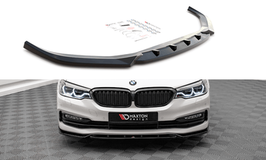 Maxton Design GLOSS BLACK Maxton Design Front Splitter V.2 BMW 5 G30 BM-5-G30-FD2G