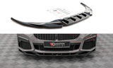 Maxton Design GLOSS BLACK Maxton Design Front Splitter V.2 BMW 7 G11 M-Pack Facelift BM-7-11F-MPACK-FD2G