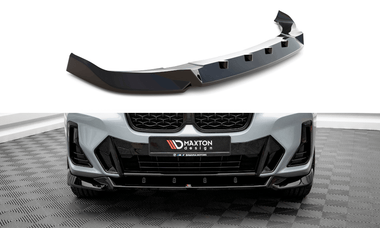 Maxton Design Gloss Black Maxton Design Front Splitter V.2 BMW X4 M-Pack G02 Facelift BM-X4-02F-MPACK-FD2G