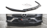Maxton Design New GLOSS BLACK Maxton Design Front Splitter V.2 Mercedes-AMG CLA 35 Aero C118 ME-CLA-118-35AMG-FD2G