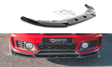 Maxton Design New GLOSS BLACK Maxton Design Front Splitter V.2 Mini Countryman Mk2 F60 JCW MC-CO-2-JCW-FD2G