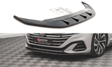 Maxton Design New GLOSS BLACK Maxton Design Front Splitter V.2 Volkswagen Arteon R-Line Facelift VW-AR-1F-RLINE-FD2G