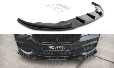 Maxton Design New GLOSS BLACK Maxton Design Front Splitter V.2 For BMW 7 M-Package G11 BM-7-11-MPACK-FD2G