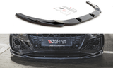 Maxton Design New GLOSS BLACK Maxton Design Front Splitter V.3 Audi RS5 F5 Facelift AU-RS5-2F-FD3G