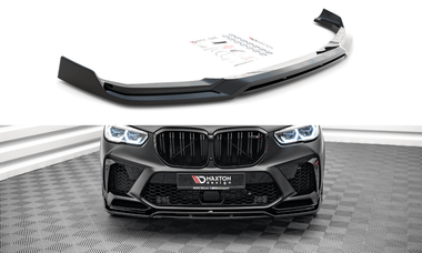 Maxton Design GLOSS BLACK Maxton Design Front Splitter V.3 - BMW / F95 / X5M BM-X5M-05-FD3G+FD3RG
