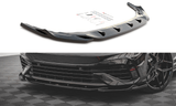 Maxton Design GLOSS BLACK Maxton Design Front Splitter V.4 - VW Golf R Mk8 VW-GO-8-R-FD4G