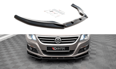 Maxton Design GLOSS BLACK Maxton Design Front Splitter V.4 Volkswagen Passat CC VW-PA-CC-FD4G