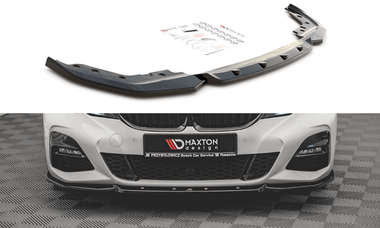 Maxton Design GLOSS BLACK Maxton Design Front Splitter V.5 BMW 3 G20 / G21 M-Package BM-3-20-MPACK-FD5G