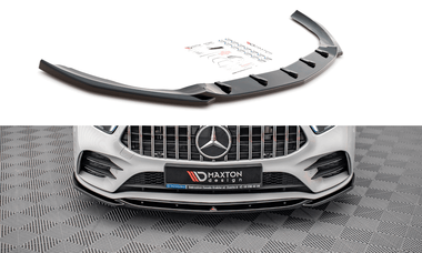 Maxton Design GLOSS BLACK Maxton Design Front Splitter V.5 Mercedes A35 AMG / AMG-Line W177 ME-A-177-AMGLINE-FD2G