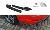 Maxton Design New GLOSS BLACK Maxton Design Rear Side Splitters Audi A4 B9 S-Line AU-A4-B9-SLINE-AV-RSD1G