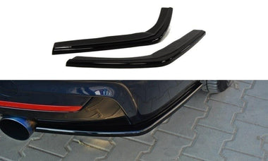 Maxton Design New GLOSS BLACK Maxton Design Rear Side Splitters BMW 4 F32 M-Package BM-4-F32-MPACK-RSD1G