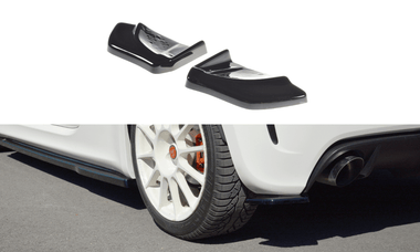 Maxton Design New GLOSS BLACK Maxton Design Rear Side Splitters Fiat 500 Abarth Mk1 FI-500-ABARTH-RSD1G
