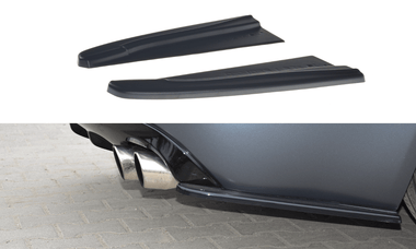 Maxton Design New GLOSS BLACK Maxton Design Rear Side Splitters Jaguar XF-R JA-XFR-1-RSD1G