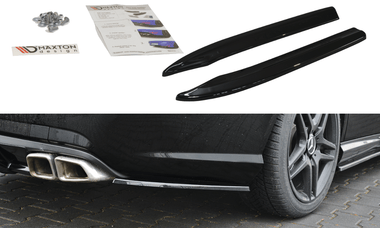 Maxton Design New GLOSS BLACK Maxton Design Rear Side Splitters Mercedes-Benz E63 AMG W212 ME-E-212-AMG-RSD1G