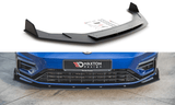 Maxton Design New Maxton Design Racing Durability Front Splitter V.2 VW Golf R Mk7 Facelift