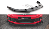 Maxton Design New BLACK + GLOSS FLAPS Maxton Design Racing Durability Front Splitter V.3 + Flaps Volkswagen Golf GTi Mk6 611a6848f33e7