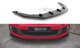 Maxton Design New BLACK Maxton Design Racing Durability Front Splitter V.3 Volkswagen Golf GTi Mk6 VWGO6GTICNC-FD3B