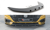 Maxton Design New BLACK Maxton Design Racing Durability Front Splitter Volkswagen Arteon R-Line VWAR1RLINECNC-FD1B