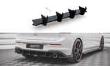 Maxton Design New BLACK Maxton Design Racing Durability Rear Diffuser V.1 Volkswagen Golf Mk8 GTi VWGO8GTICNC-RS1B