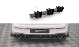 Maxton Design New BLACK Maxton Design Racing Durability Rear Diffuser V.2 Volkswagen Golf Mk8 GTi VWGO8GTICNC-RS2B