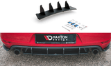 Maxton Design New BLACK Maxton Design Racing Durability Rear Diffuser V.2 Volkswagen Golf GTi Mk6 VWGO6GTICNC-RS2B