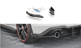 Maxton Design New BLACK + GLOSS FLAPS Maxton Design Racing Durability Rear Side Splitters + Flaps Volkswagen Golf Mk8 GTi VWGO8GTICNC-RSD1B+RSF1G