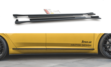Maxton Design New BLACK Maxton Design Racing Durability Side Skirts Diffusers Volkswagen Arteon R-Line VWAR1RLINECNC-SD1B