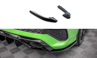 Maxton Design GLOSS BLACK Maxton Design Rear Size Splitters - Audi / 8Y / RS3 AU-RS3-8Y-S-RSD1G