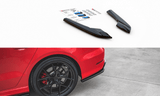 Maxton Design GLOSS BLACK Maxton Design Rear Side Splitters Audi S3 Sedan 8V AU-S3-3-S-RSD1G