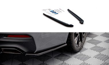Maxton Design GLOSS BLACK Maxton Design Rear Side Splitters BMW 5 G30 Facelift M-Package BM-5-G30F-MPACK-RSD1G