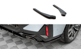 Maxton Design Gloss Black Maxton Design Rear Side Splitters - BMW / G02 / X4 / M-Pack / Facelift BM-X4-02F-MPACK-RSD1G