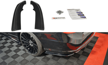 Maxton Design New GLOSS BLACK Maxton Design Rear Side Splitters Mercedes-Benz E-Class W207 Coupe AMG-Line ME-E-207-AMGLINE-C-RSD1G