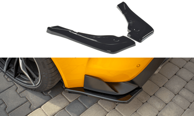 Maxton Design New GLOSS BLACK Maxton Design Rear Side Splitters V.1 Toyota Supra Mk5 TO-SU-5-RSD1G