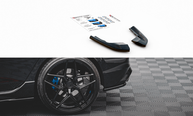Maxton Design Maxton Design Rear Side Splitters V.1 For - VW Golf R Mk8