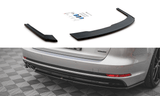 Maxton Design GLOSS BLACK Maxton Design Rear Side Splitters V.2 Audi A4 S-Line B9 AU-A4-B9-SLINE-RSD2G
