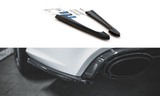 Maxton Design New GLOSS BLACK Maxton Design Rear Side Splitters V.2 Audi RS6 C7 AU-RS6-C7-RSD2G
