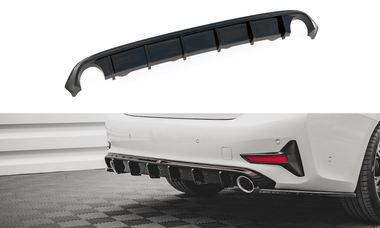Maxton Design New GLOSS BLACK Maxton Design Rear Valance BMW 3 G20 / G21 BM-3-20-RS1G