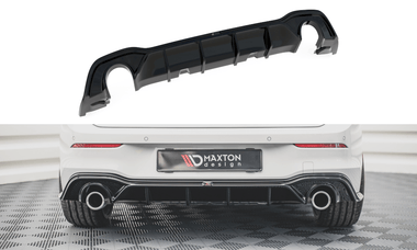 Maxton Design New GLOSS BLACK Maxton Design Rear Valance V.2 Volkswagen Golf Mk8 GTi VW-GO-8-GTI-RS2G