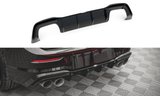 Maxton Design GLOSS BLACK Maxton Design Rear Valance V.2 - VW Golf R Mk8 VW-GO-8-R-RS2G