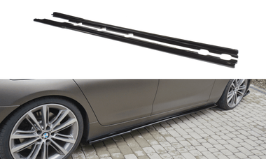 Maxton Design New GLOSS BLACK Maxton Design Side Skirts Diffusers BMW 6 Gran Coupé BM-6-06-GC-SD1G