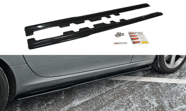 Maxton Design New GLOSS BLACK Maxton Design Side Skirts Diffusers Mercedes-Benz SLK R172 ME-SLK-R172-SD1G