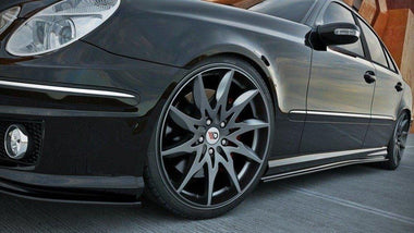 Maxton Design GLOSS BLACK Maxton Design Side Skirts Diffusers Mercedes E-Class W211 AMG ME-E-211-AMG-SD1G
