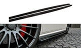 Maxton Design New GLOSS BLACK Maxton Design Side Skirts Diffusers VW Polo Mk5 GTi (Facelift) VW-PO-5F-GTI-SD1G