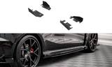 Maxton Design GLOSS BLACK Maxton Design Side Skirts Flaps Audi RS3 Sportback / Sedan 8Y AURS38YCNC-SRF1G