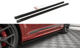 Maxton Design GLOSS BLACK Maxton Design Side Skirts Diffusers - Audi / SQ7 / Q7 S-Line Mk2 (4M) Facelift AU-SQ7-2F-SD1G