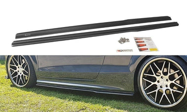 Maxton Design New GLOSS BLACK Maxton Design Side Skirts Diffusers Audi TT S / TT S-Line 8J AU-TT-2-SLINE-SD1G