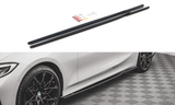Maxton Design GLOSS BLACK Maxton Design Side Skirts Diffusers BMW 3 G20 / G21 BM-3-20-SD1G