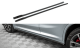 Maxton Design Gloss Black Maxton Design Side Skirts Diffusers BMW X4 M-Pack G02 Facelift BM-X4-02F-MPACK-SD1G