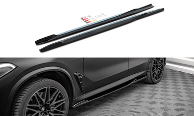 Maxton Design GLOSS BLACK Maxton Design Side Skirts Diffusers - BMW / F95 / X5M BM-X5M-05-SD1G
